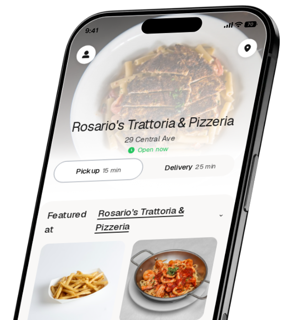 Rosario's Trattoria & Pizzeria app preview