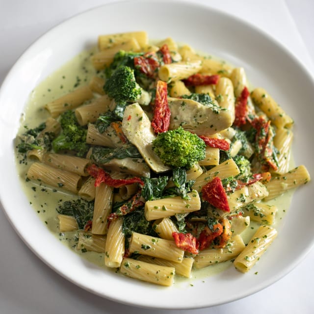 Penne Primavera Pasta.