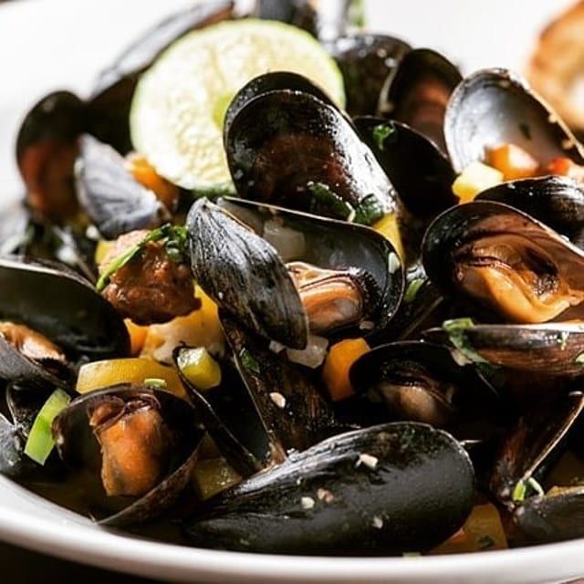 Prince Edward Island Mussels.