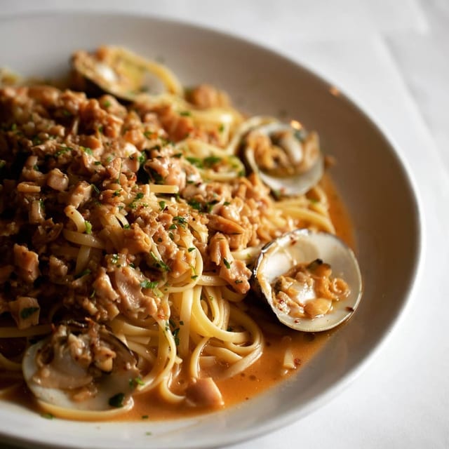 Linguini Clam Sauce.