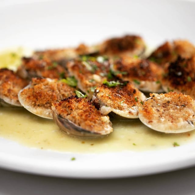 Clams Oreganata.
