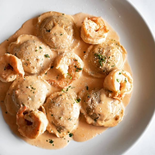 Lobster Ravioli Pasta.