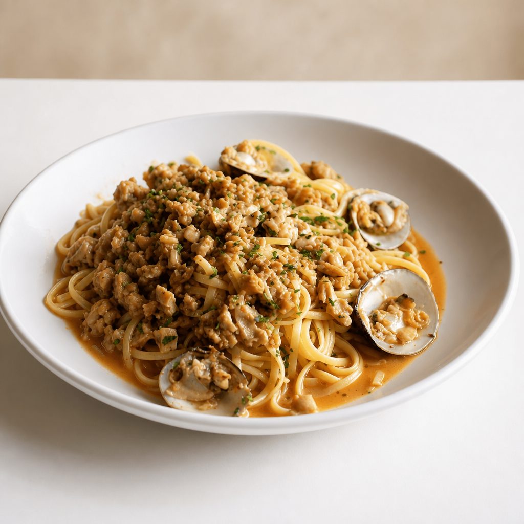 Linguini Clam Sauce.