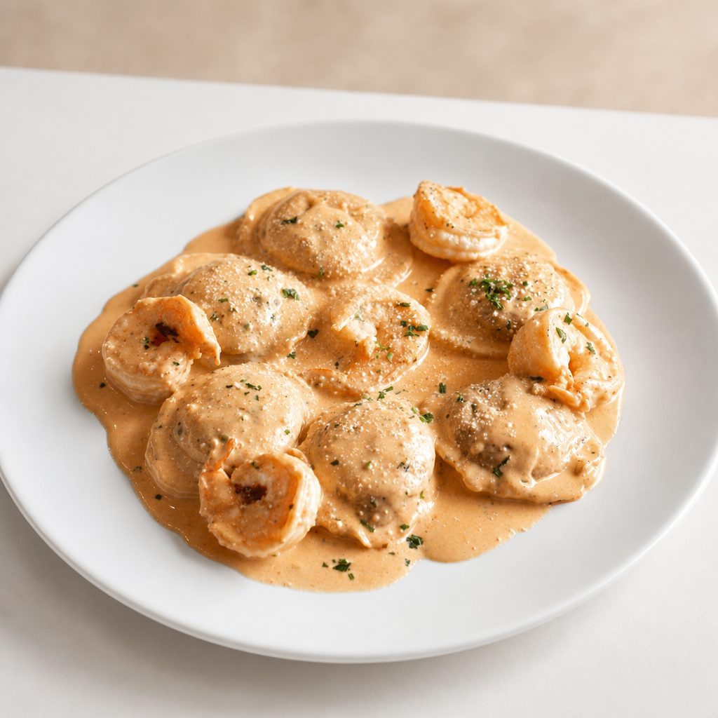 Lobster Ravioli Pasta.