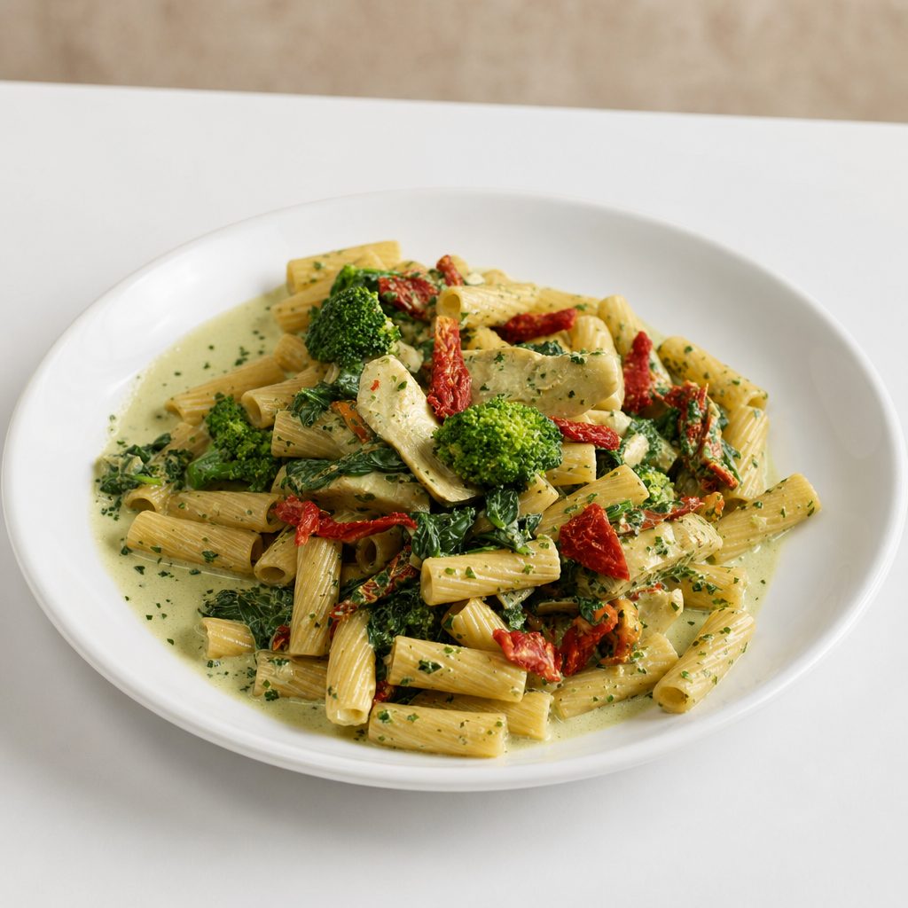 Penne Primavera Pasta.