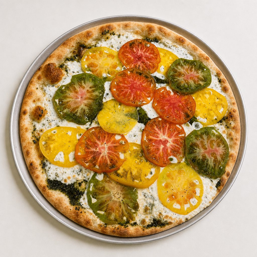 Pesto Caprese Pizza.