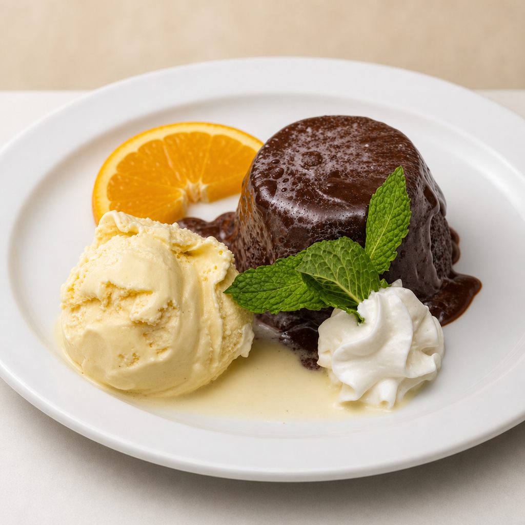 Chocolate Molten Cake.