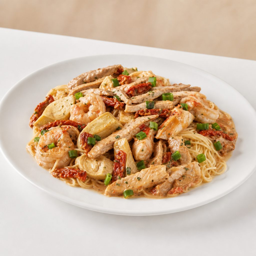 Capellini Tre Feste Pasta.