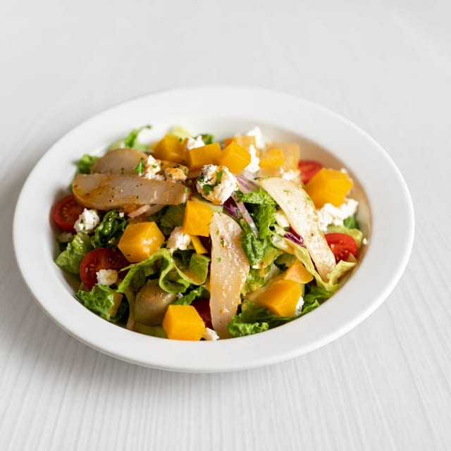 Pear & Goat Cheese Salad.