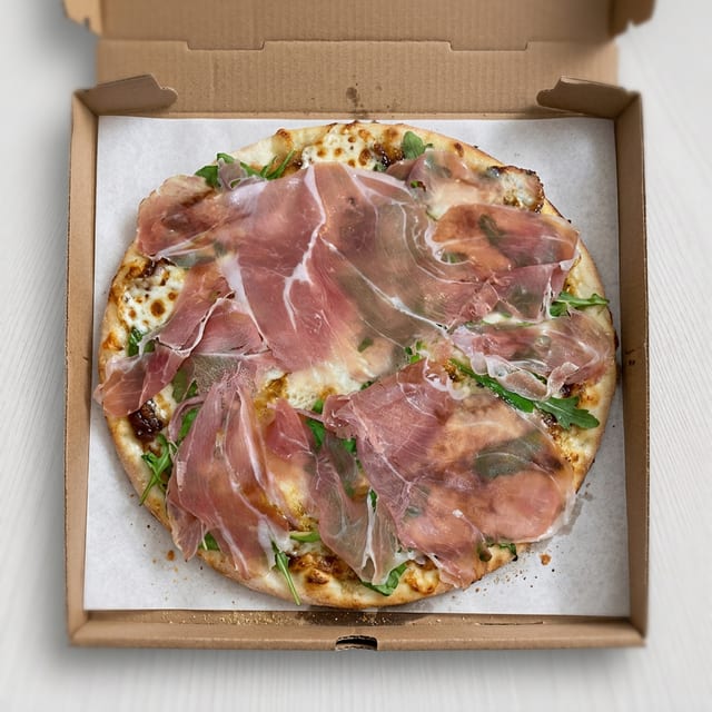 Fig & Prosciutto Pizza.