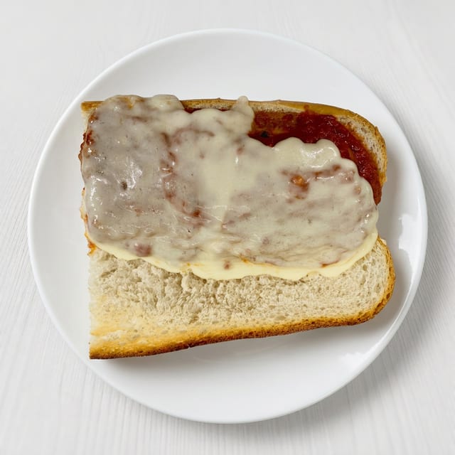 Eggplant Parmigiana Sandwich.