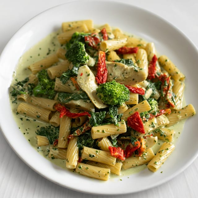 Penne Primavera Pasta.