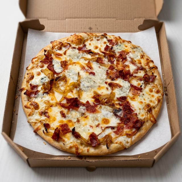 Bacon Blu Pizza.