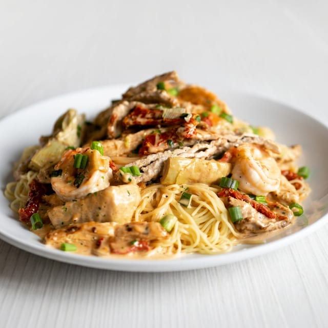 Capellini Tre Feste Pasta.